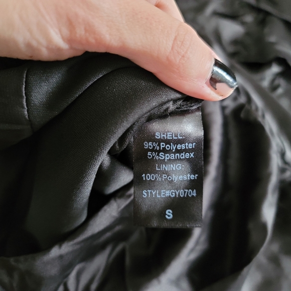 NWT DO+BE Satin Black Dress - Picture 9 of 12